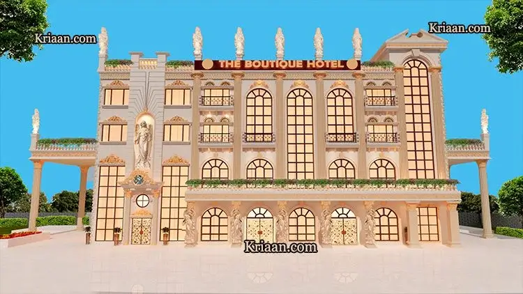 hotel facade designed by kriaan