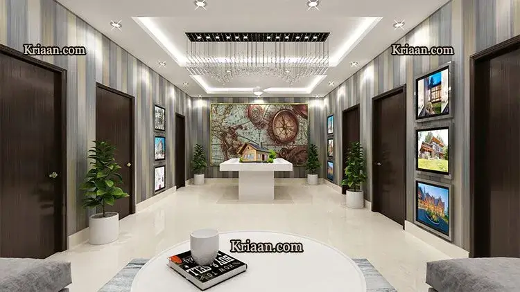 office lobby designed by kriaan