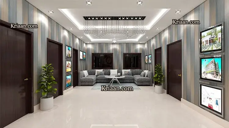 office lobby designed by kriaan