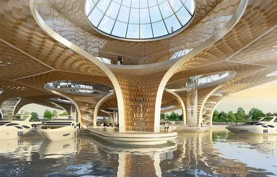 shopping mall interiors