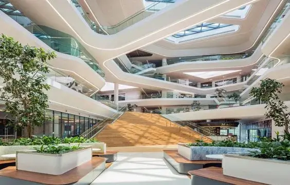 shopping mall interiors