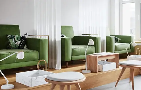 spa and saloon interiors